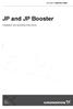 GRUNDFOS INSTRUCTIONS. JP and JP Booster. Installation and operating instructions