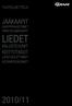 TUOTELUETTELO JÄÄKAAPIT KAAPPIPAKASTIMET YHDISTELMÄKAAPIT LIEDET KALUSTEUUNIT KEITTOTASOT LIESITUULETTIMET ASTIANPESUKONEET 2010/11