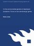 On the environmental genetics of depressive symptoms: Focus on two serotonergic genes