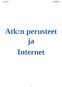 Atk:n perusteet ja Internet