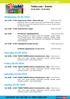 Tahko.com - Events. Wednesday Thursday Friday Saturday Sunday