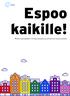 Espoo kaikille! Materiaalipaketti vihapuheesta ja yhdenvertaisuudesta.