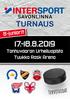 TURNAUS. B-juniorit Tanhuvaaran Urheiluopisto Tuukka Rask Arena. Tervetuloa!