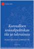 Kunnallisen sosiaalipolitiikan tila ja tulevaisuus. Haasteet opetukselle ja tutkimukselle. toim. Ulla Salonen-Soulié