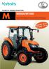 M6060/M7060. M6060: 64 hv M7060: 71 hv KUBOTA-DIESELTRAKTORI