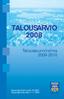 TALOUSARVIO 2008. Taloussuunnitelma 2009-2010