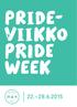 prideviikko PRIDE week