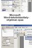 Microsoft Word-tekstinkäsittelyohjelman