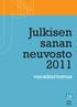 Julkisen sanan neuvosto 2011. vuosikertomus