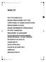 IFU-TL HR FIN.fm Page 1 Friday, November 7, 2008 2:31 PM SISÄLTÖ