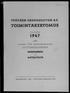 TYÖVÄEN URHEILULIITON R.Y. TOIMINTAKERTOMUS. vuodelta 197. sekä vuoden 1948 sääntömääräisen LIITTOKOKOUKSEN. asialuettelo.