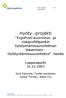 Hyöty -projekti ErgoPosti kuormitus- ja riskiprofiilipankin hyödyntämissunnitelman tekeminen - Hyödyntämissuunnitelma -hanke