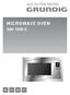 MICROWAVE OVEN GMI 1030 X
