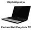 Käyttöohjekirja. Packard Bell EasyNote TE - 1