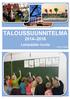 TALOUSSUUNNITELMA 2014 2016. Lempäälän kunta