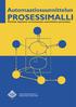 Automaatiosuunnittelun. prosessimalli. Yhteiset käsitteet verkottuneen suunnittelun perustana. Suomen Automaatioseura ry Finnish Society of Automation