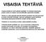 VISAISIA TEHTÄVIÄ. Visaisia tehtäviä -kortit pitävät sisällään 14 erilaista harjoitusta, joiden avulla on helppo mennä pitämään oppituntia metsään.