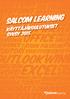 Salcom Learning. käyttäjäkoulutukset syksy 2015