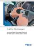 www.dtco.vdo.com DLKPro TIS-Compact Advanced Digital Tachograph Solutions for fleets up to 5 vehicles and 10 drivers