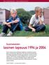 Suomalaisten lasinen lapsuus 1994 ja 2004