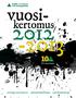 vuosikertomus 2012-2013 vuotta NY Suomessa! yrittäjyysasennetta taloudenhallintaa työelämätaitoja