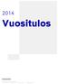 Vuositulos. Sanoma Oyj PL 20, 00089 Sanoma puh. 0105 1999 www.sanoma.com Y-tunnus 1524361 1 Kotipaikka Helsinki