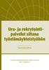 Ura- ja rekrytointi- palvelut siltana työelämäyhteistyöhön