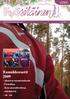 Rannikkorastit 2009 1/2009. - aikuisten suunnistuskoulu - Firmaliiga - lisää ratavaihtoehtoja - reittihärveli - ym. ym.