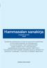 Hammasalan sanakirja englanti-suomi 2008