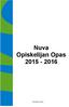 Nuva Opiskelijan Opas 2015-2016