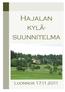 Hajalan kyläsuunnitelma