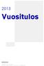 Vuositulos. Sanoma Oyj PL 1229, 00101 Helsinki puh. 0105 1999 www.sanoma.com Y-tunnus 1524361 1 Kotipaikka Helsinki