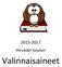2015-2017 Hirvelän koulun. Valinnaisaineet