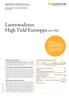 Luottotodistus High Yield Eurooppa nro 1921