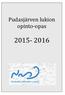 Pudasjärven lukion opinto-opas 2015-2016