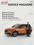 SERVICE MAGAZINE. Audi EXTRA 2012. Aatami & Eeva, Romeo & Julia, Max & Moritz, Audi & Audi Service.