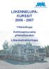 LIIKENNELUPA- KURSSIT 2006-2007. Yhteisölupa Kotimaanluvasta yhteisöluvaksi Liikennetraktorilupa