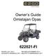 Owner s Guide Omistajan Opas