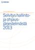 PÖYRYN HALLINNOINTIPERIAATTEET. Selvitys hallintoja ohjausjärjestelmästä 2013