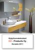 Kylpyhuonekalusteet. CC - Products Oy