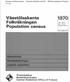 Väestölaskenta Folkräkningen Population census