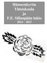 Hämeenkyrön Yhteiskoulu ja F.E. Sillanpään lukio 2014 2015