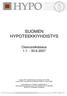 SUOMEN HYPOTEEKKIYHDISTYS. Osavuosikatsaus 1.1. - 30.6.2007