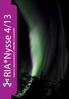 RIA*Nysse 4/13. Tampereen rakennusinsinöörit ja -arkkitehdit ry:n tiedotuslehti