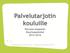 Palvelutarjotin kouluille. Porvoon kaupunki Nuorisopalvelut 2015-2016