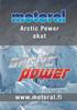 Arctic Power akut. www.motoral.fi
