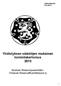 Liittovaltuusto 12.4.2014 Yhdistyksen sääntöjen mukainen toimintakertomus 2013