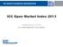 ICC Open Market Index 2013. Ennakkotiedot 10.5.2013 ICC OPEN MARKET 2013 INDEX