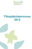 Tilinpäätöskertomus 2012