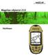 Magellan explorist 210. Käyttöopas